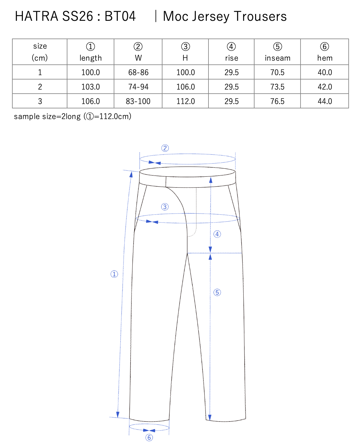 Moc Jersey Trousers / black