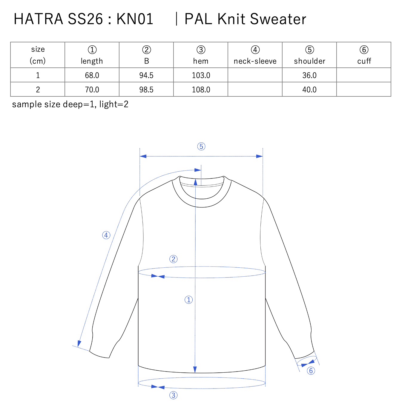 PAL Knit Sweater / deep