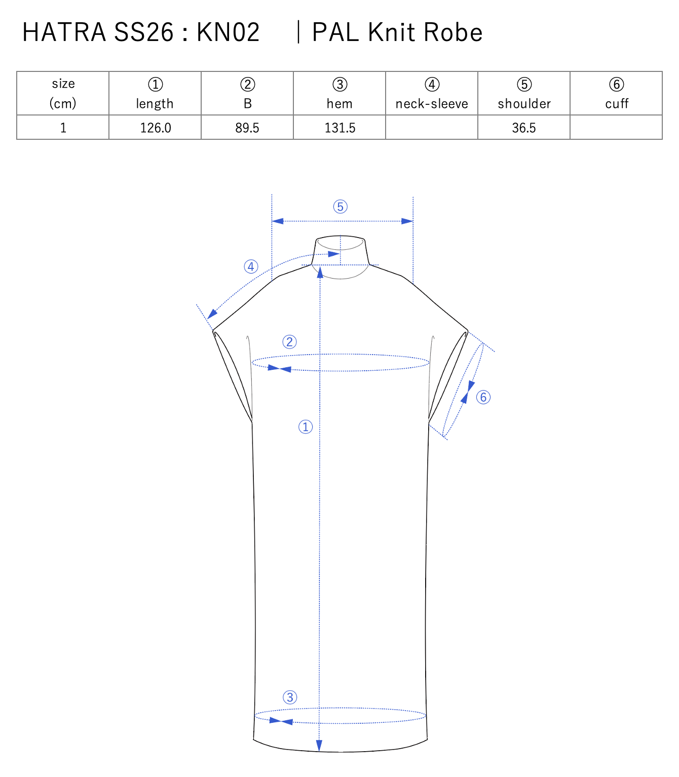 PAL Knit Robe / light