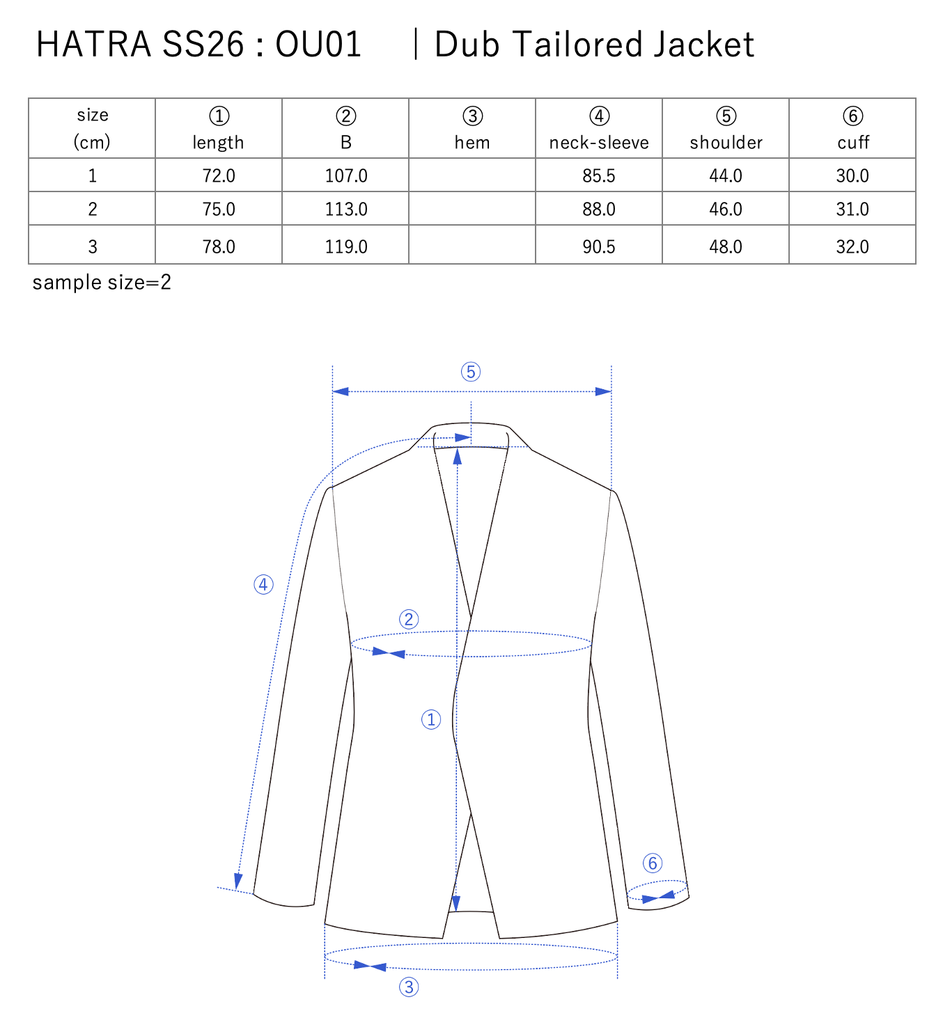 Dub Tailored Jacket / black