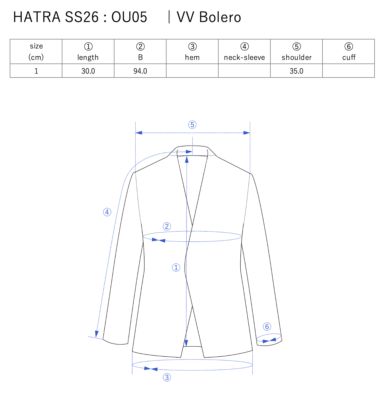 VV Bolero / white