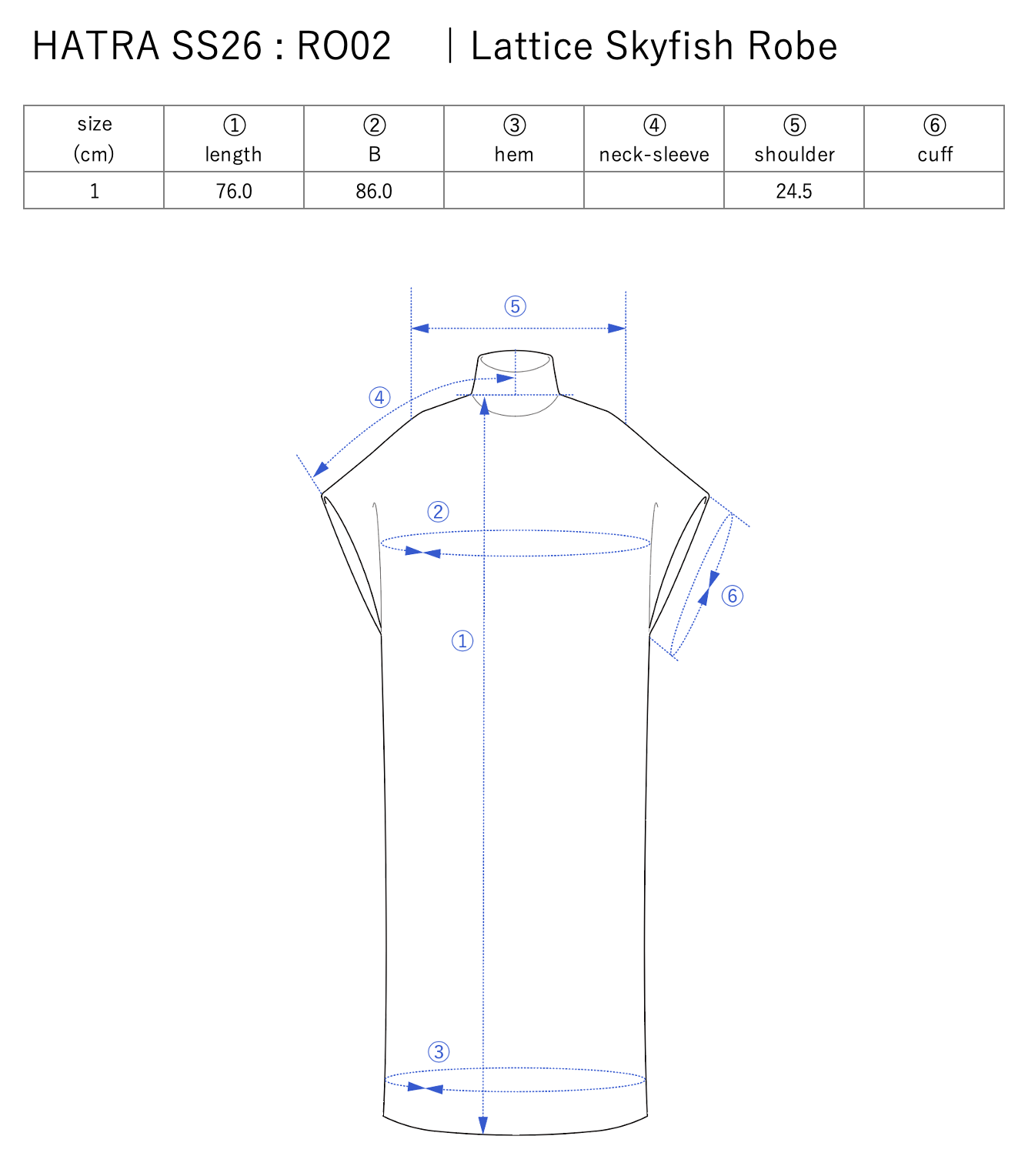 Lattice Skyfish Robe / charcoal