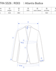 Atlantis Bodice / blue