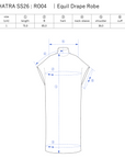 Equil Drape Robe / mint