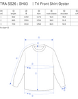 Tri Front Shirt Oyster / deep