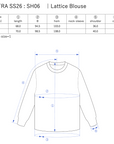 Lattice Blouse / white