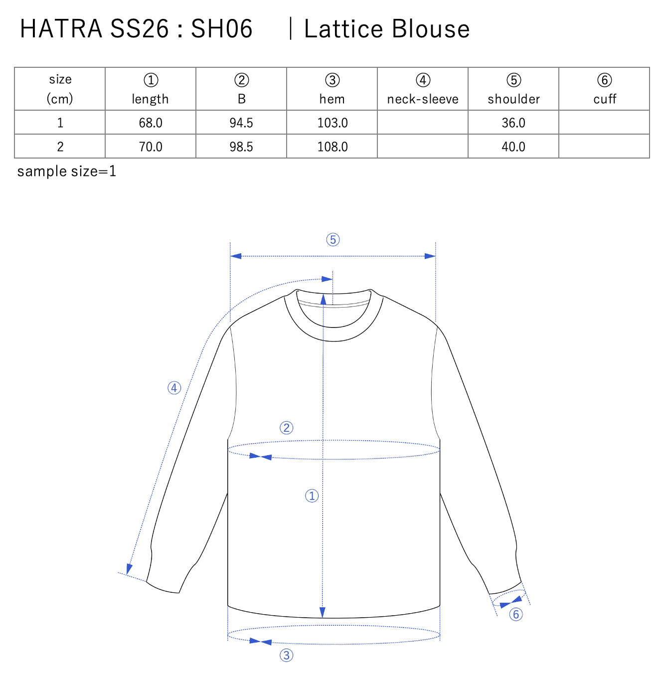 Lattice Blouse / charcoal