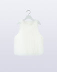 Synthetic Fur Vest / white