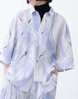 Tri Front Shirt Oyster / light
