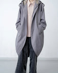 Disk Over Coat / charcoal