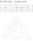 Envelope Hoodie / black