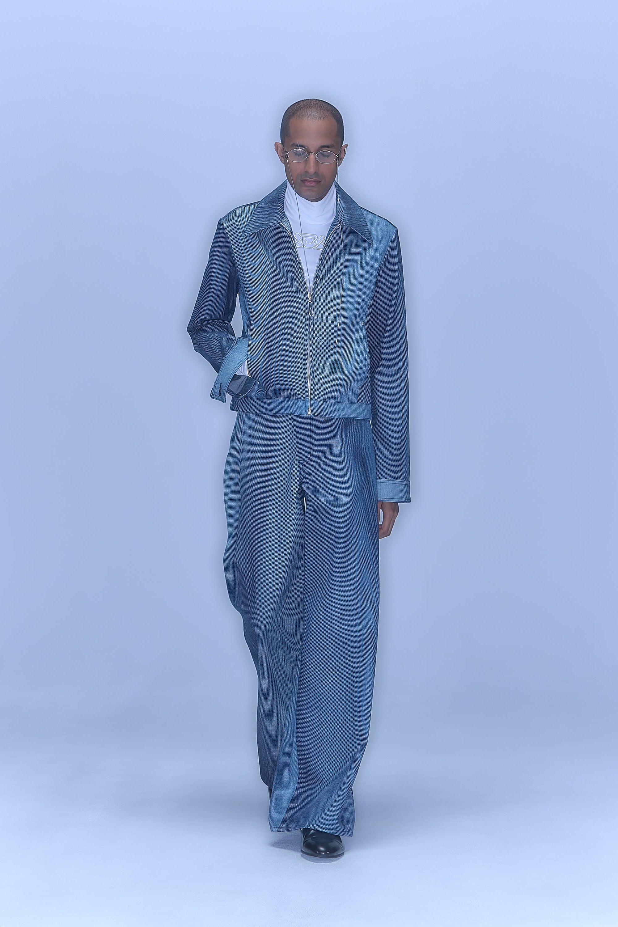Mirage Bleach Denim / navy – HATRA OFFICIAL