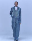 Mirage Bleach Denim / navy