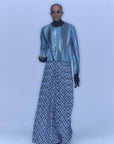 Hak Pleats Pants Lattice / charcoal