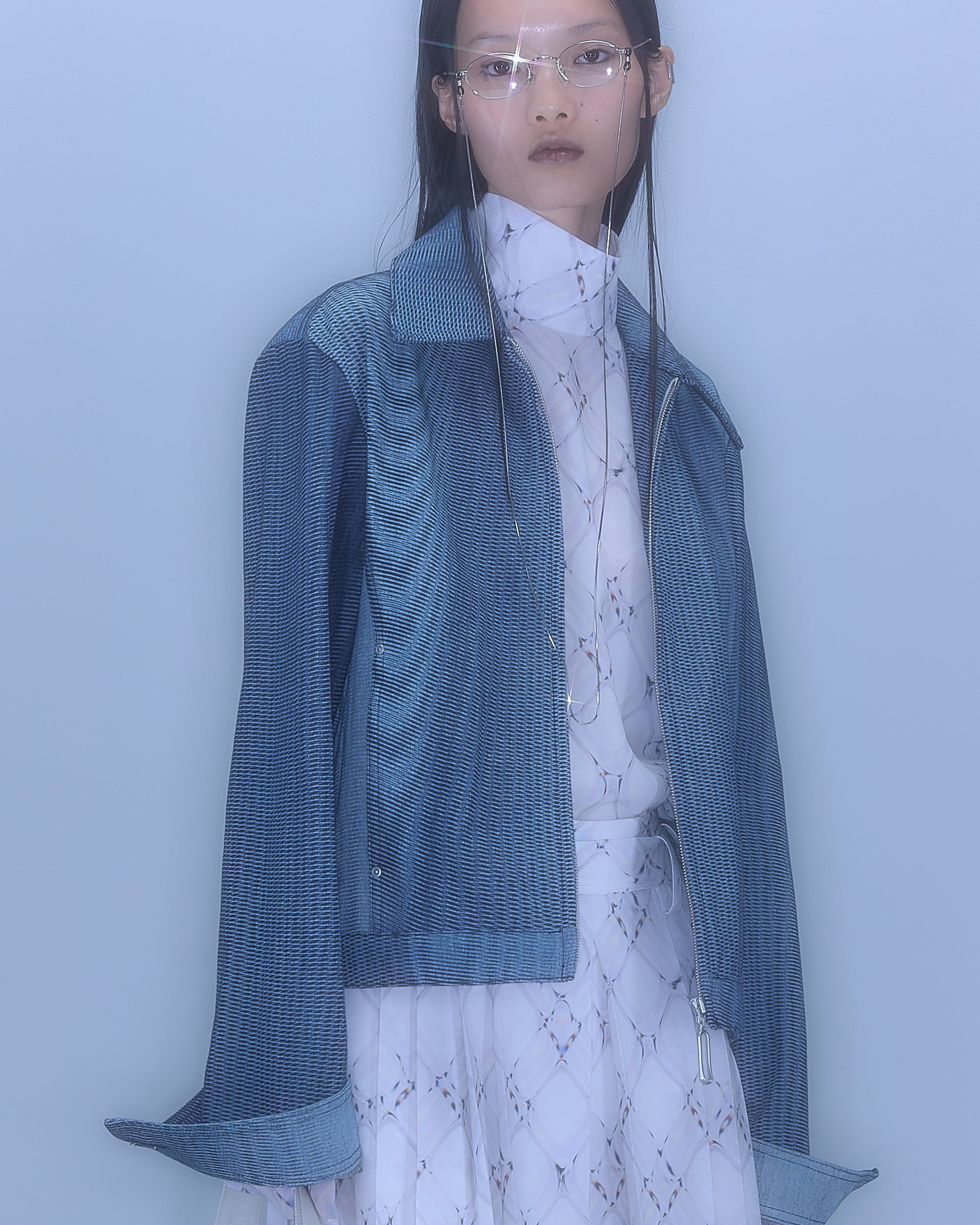 [PRE] Lattice Blouse / white