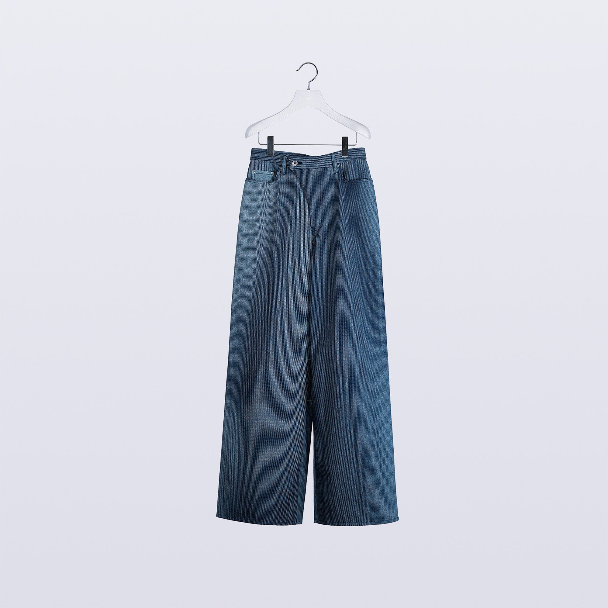 HATRA Mirage Bleach Denim ワイドパンツ サイズ3 Mirage Bleach Denim / navy – HATRA OFFICIAL