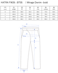 Mirage Denim -bold / black