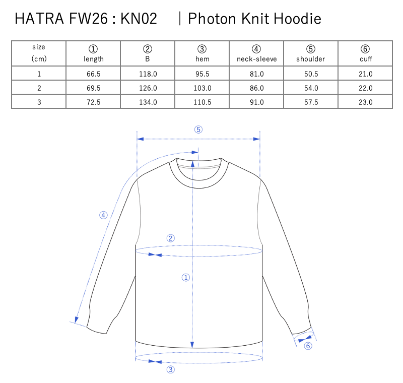 Photon Knit Hoodie / black