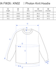 Photon Knit Hoodie / black