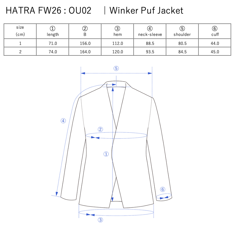 Winker Puf Jacket / grey