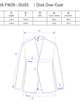 Disk Over Coat / black