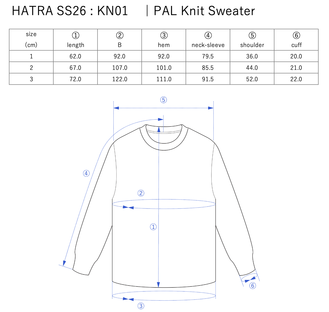 PAL Knit Sweater / light