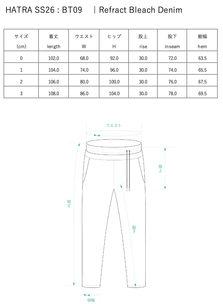 [PRE] Refract Bleach Denim / navy