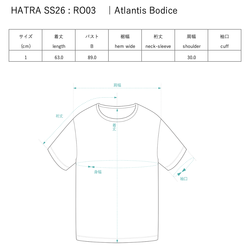 [PRE] Atlantis Bodice / blue