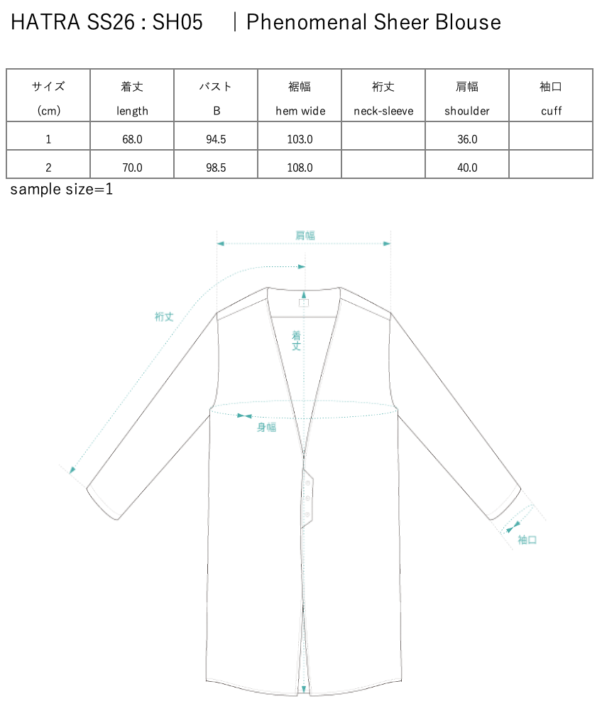 [PRE] Phenomenal Sheer Blouse / fog grey