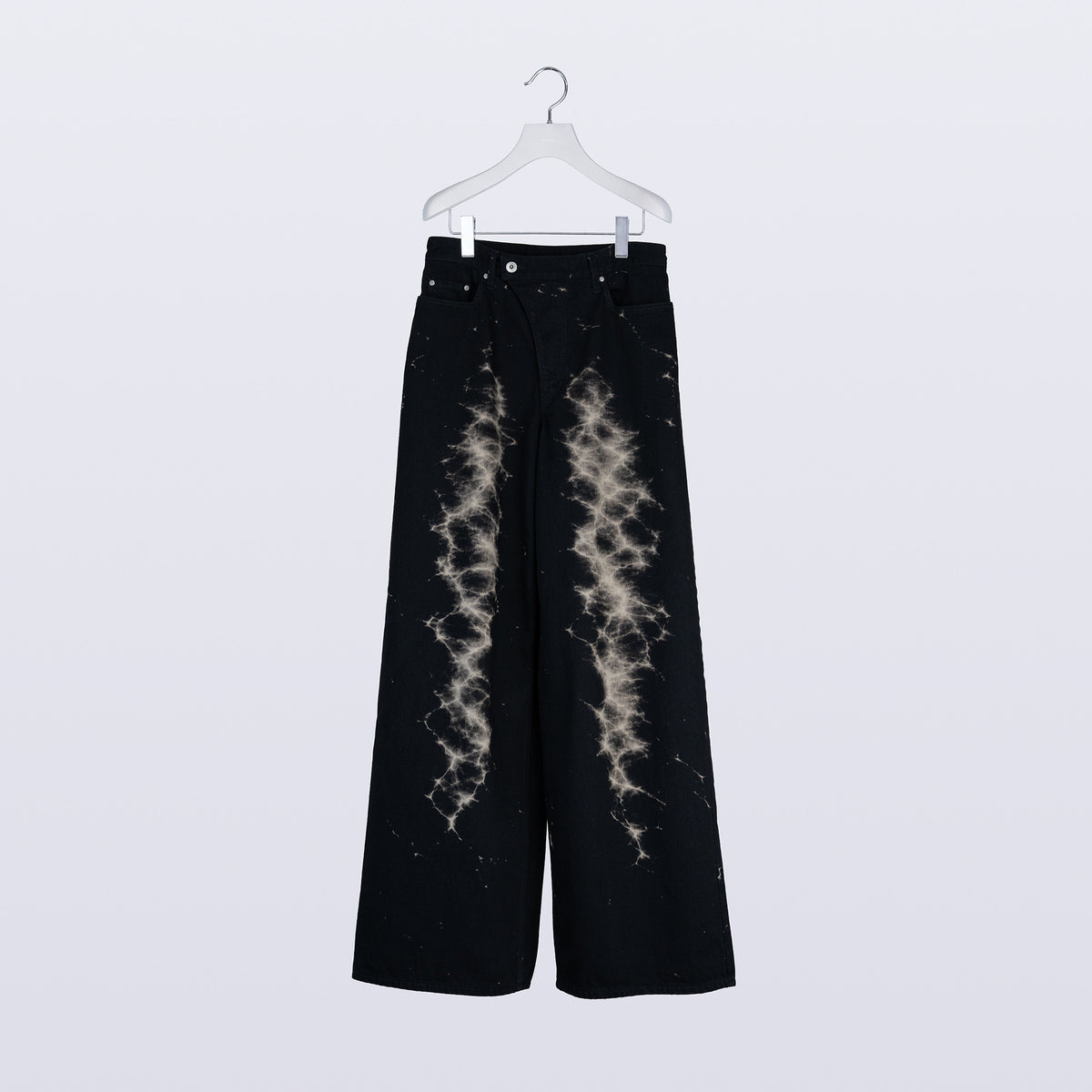 Caustics Bleach Denim / black