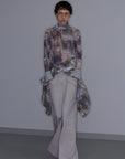 Refrain Denim Skirt / grey - Image 11