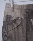Mirage Bleach Mini Skirt / black - Image 2