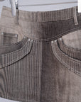 Mirage Bleach Mini Skirt / black - Image 3
