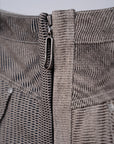 Mirage Bleach Mini Skirt / black - Image 4
