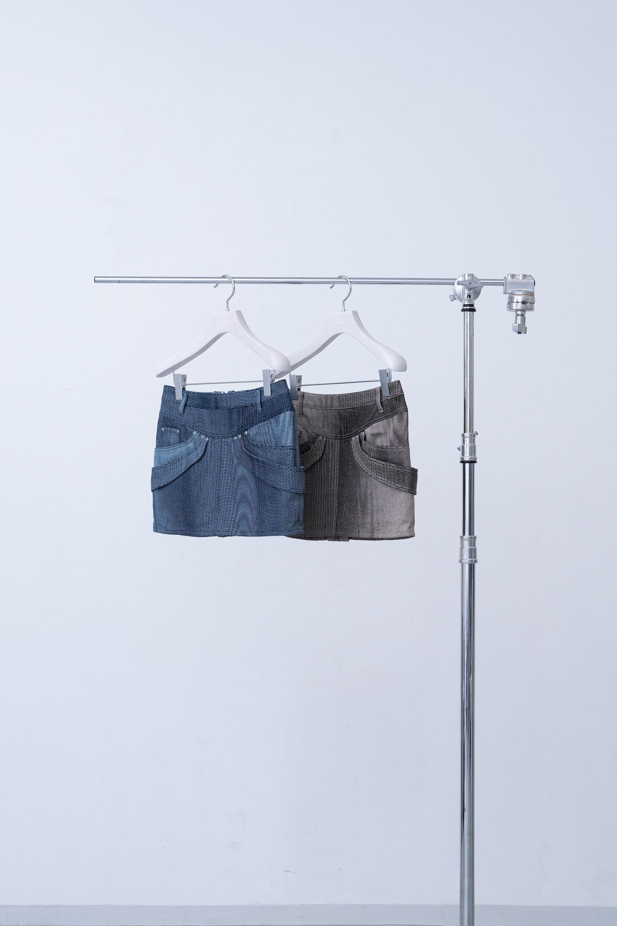 Mirage Bleach Mini Skirt / black - Image 5