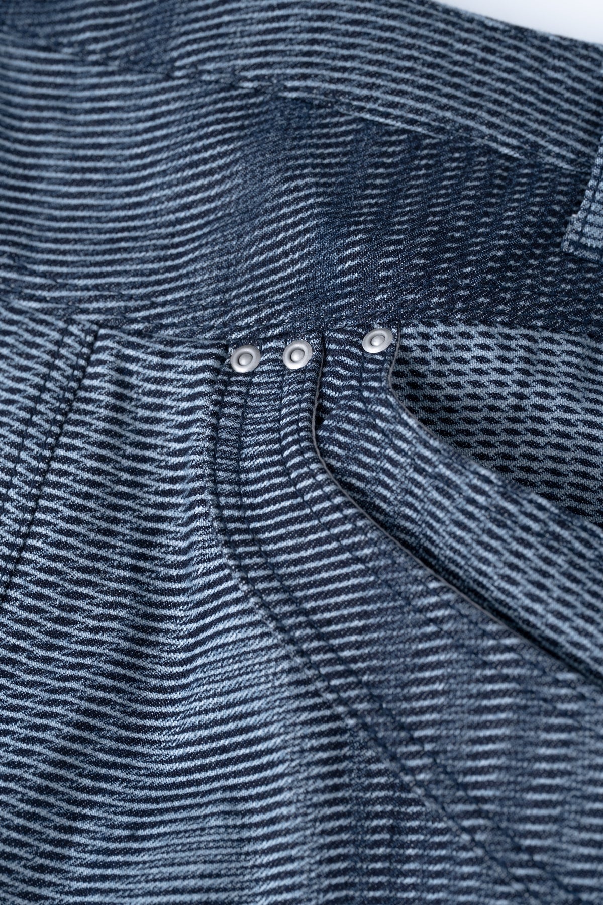 Mirage Bleach Mini Skirt / navy - Image 5