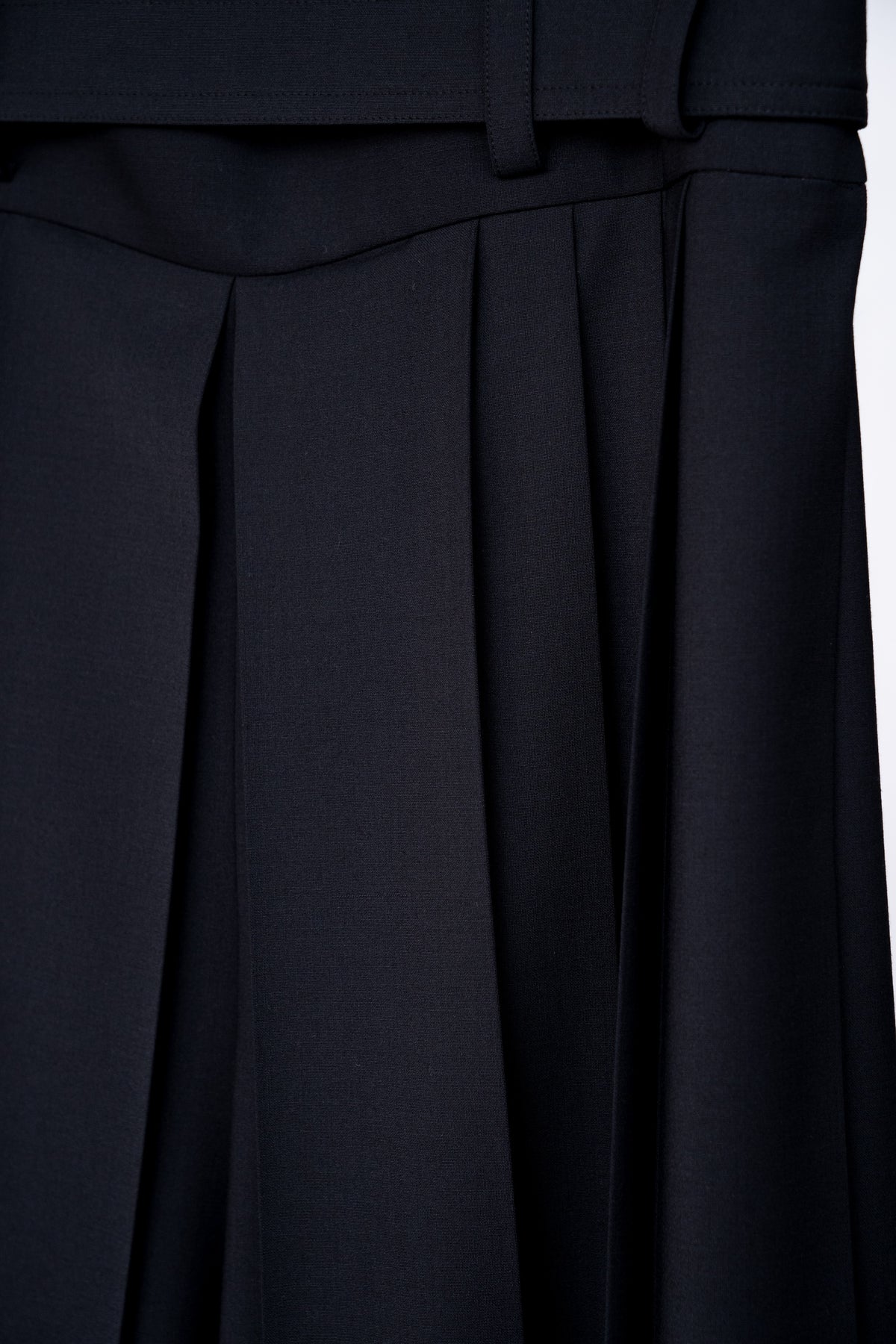 Hak Pleats Pants U / black - Image 4