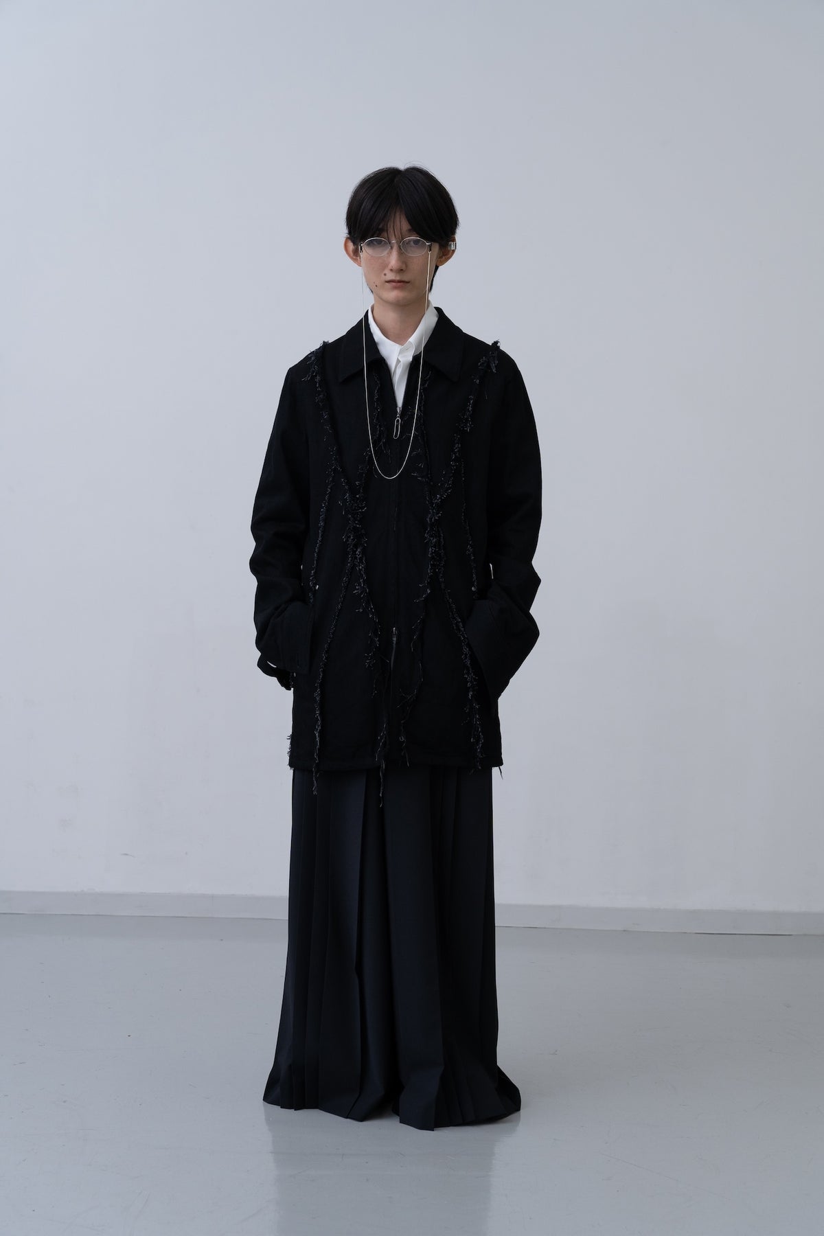 Hak Pleats Pants U / black - Image 9