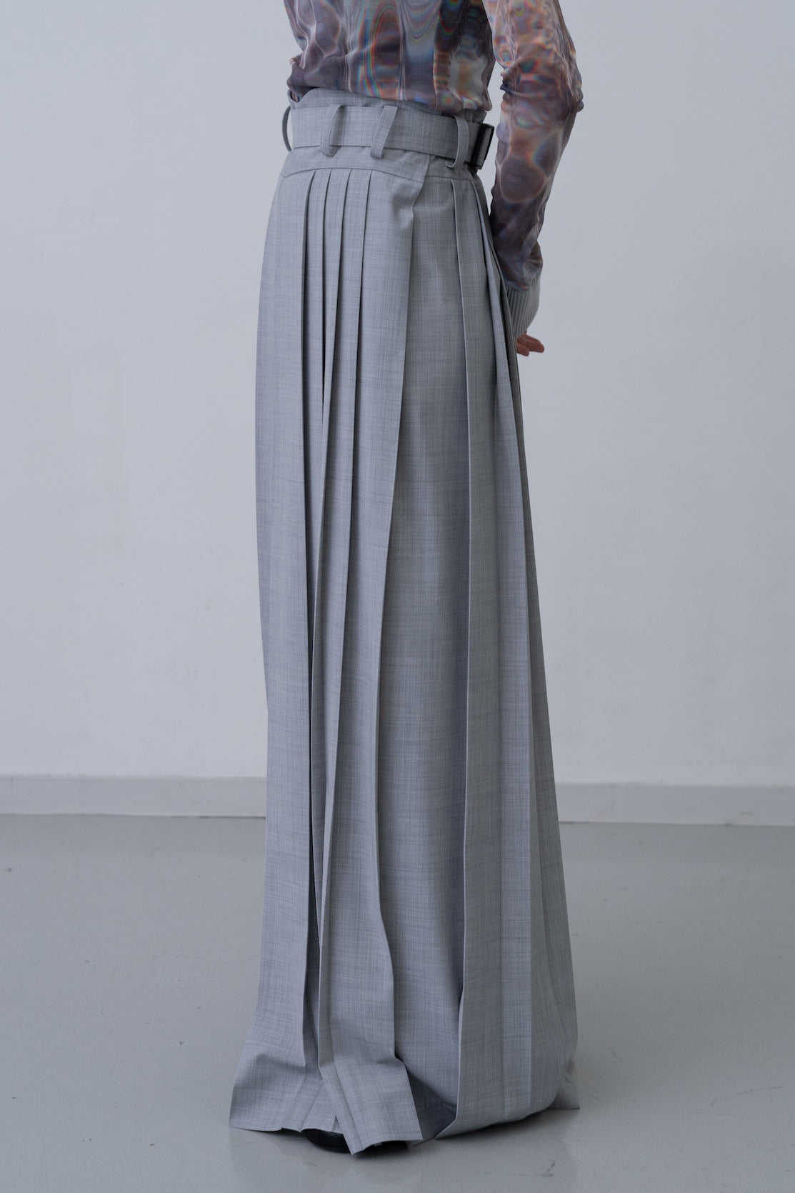 Hak Pleats Pants U / grey - Image 10