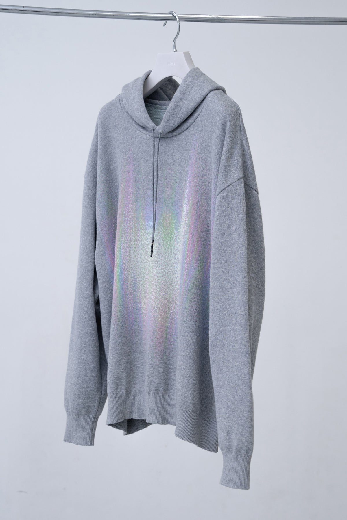 Phos Knit Hoodie / grey - Image 2