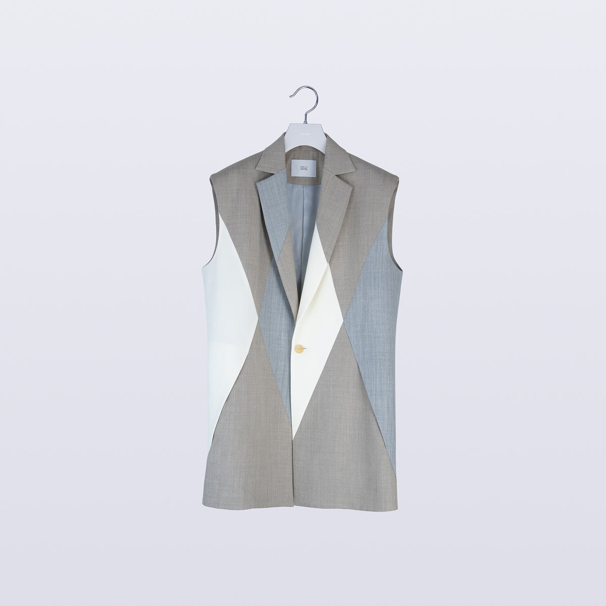 Winker Sleeveless Jacket / grey-m