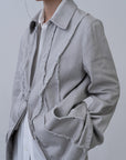 Winker Denim Jacket / grey - Image 8