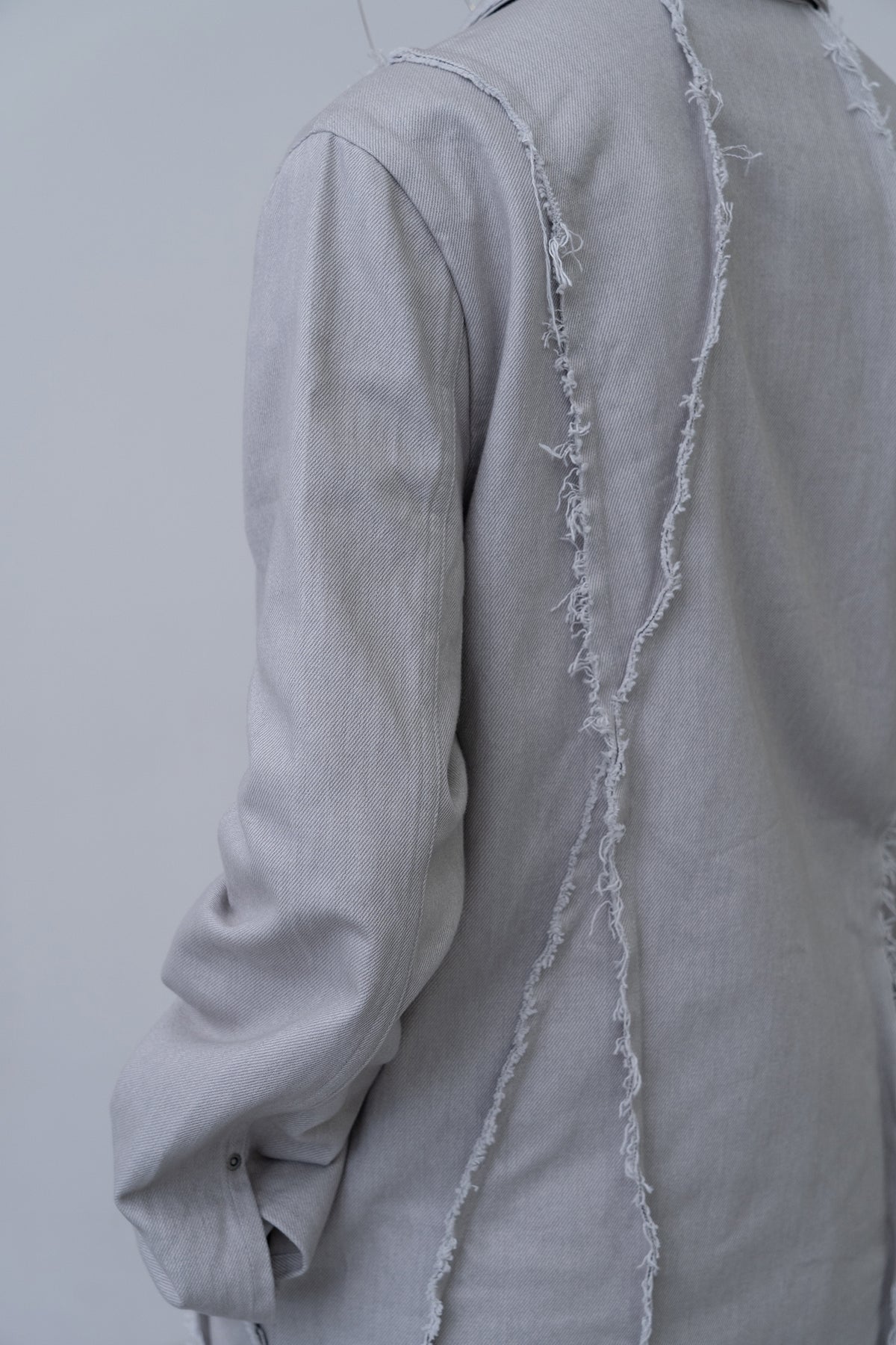 Winker Denim Jacket / grey - Image 10