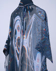 Phenomenal Sheer Robe / oil-black - Image 3