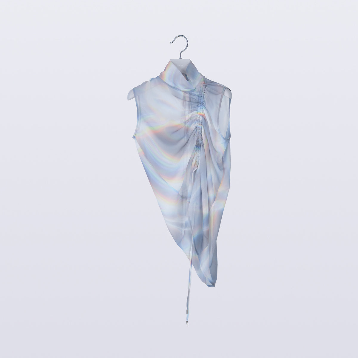 Phenomenal Sheer Blouse / lay-white