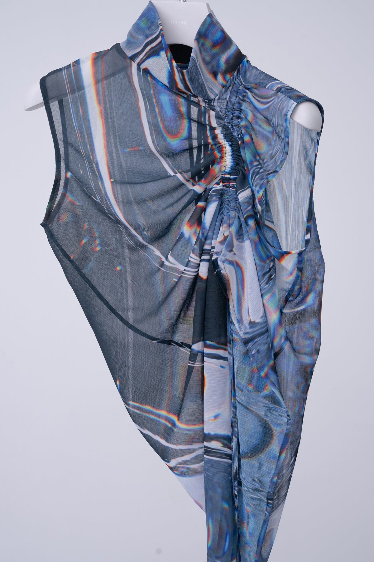 Phenomenal Sheer Blouse / oil-black - Image 3