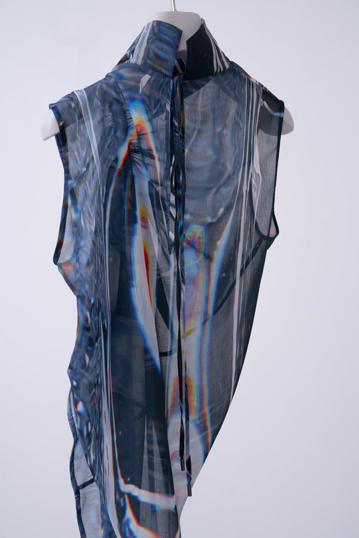 Phenomenal Sheer Blouse / oil-black - Image 4