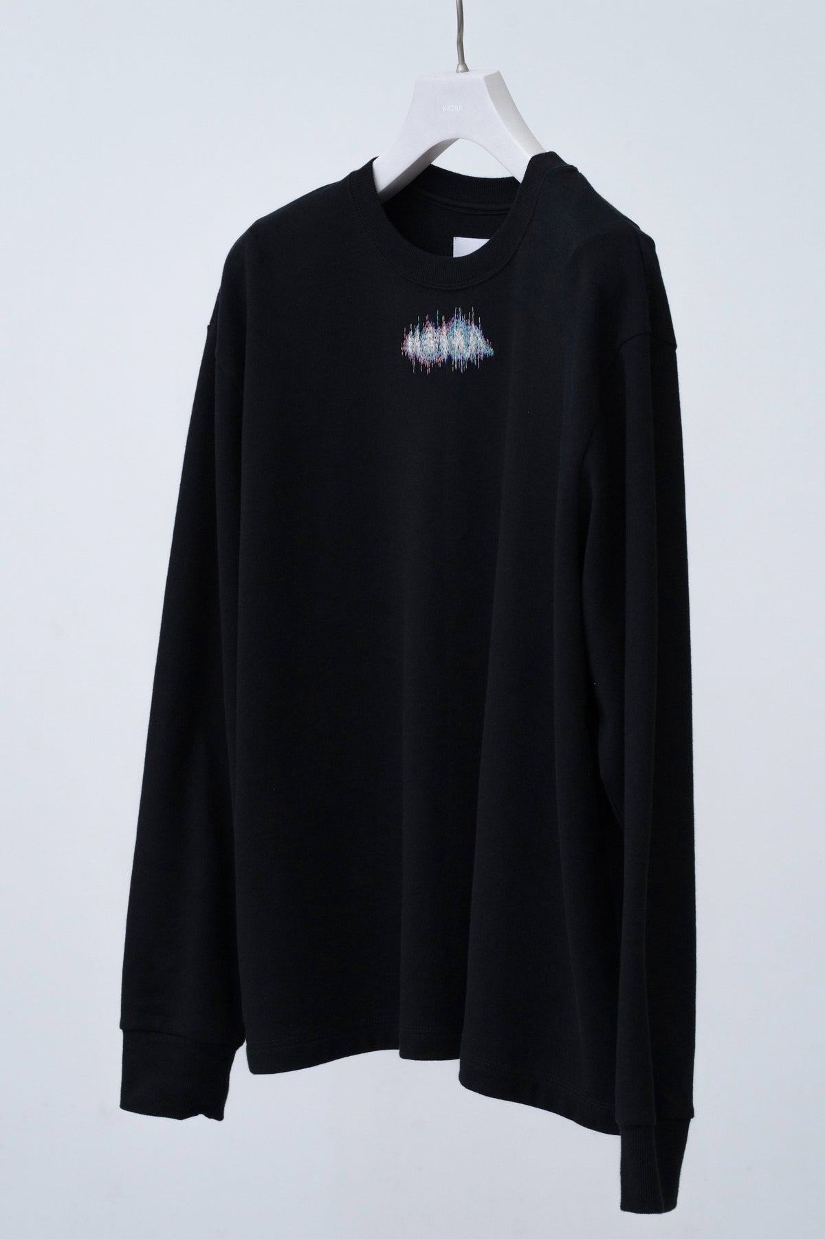 Winker Embroidery Sweat Shirt / black - Image 2