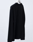 Winker Embroidery Sweat Shirt / black - Image 3