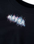 Winker Embroidery Sweat Shirt / black - Image 4